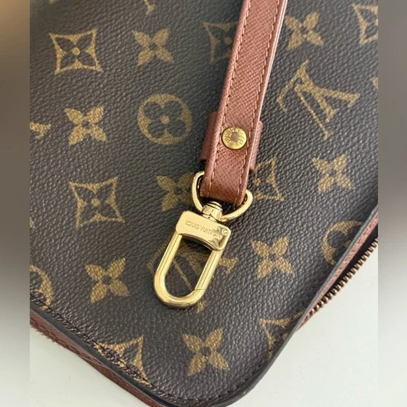 Louis Vuitton Pochette Orsay leather clutch bag ~ Never worn, VINTAGE - Picture 4 of 16